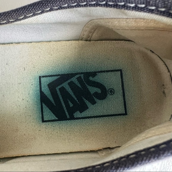 Vans Unisex Womens Shoes Size 8.5 Mens 7 Classic Low Top Lace Up Canvas Blue - Picture 2 of 12